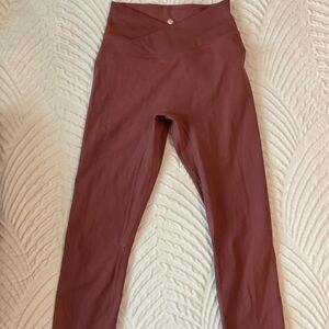 Til You Collapse Legging - Mauve Brown